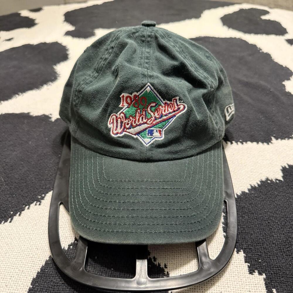 Vintage 80s RARE‎ 1989 MLB World Series Baseball Logo New Era Snapback Hat OSFA